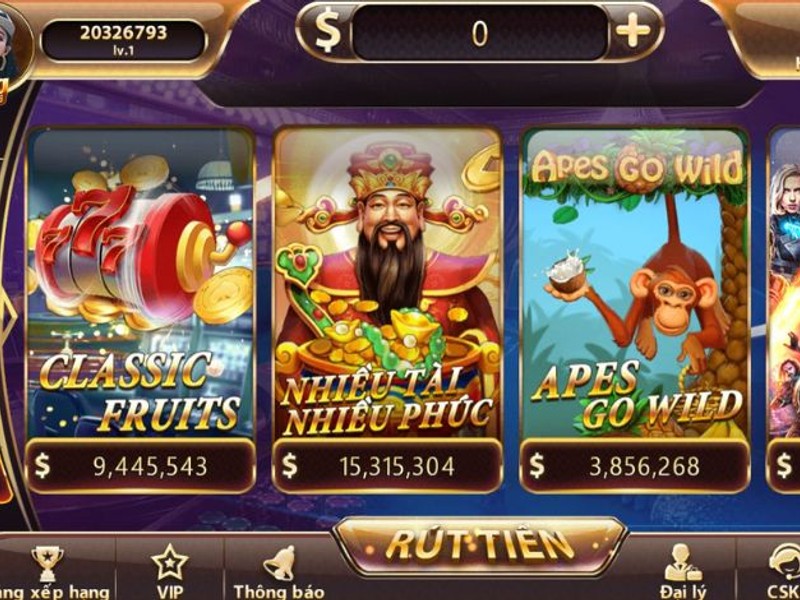 Các biểu tượng slot đầy màu sắc và hấp dẫn, mời gọi người chơi